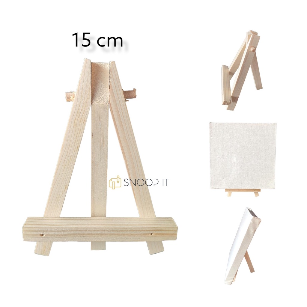 

Easel Kayu Stand Lukis tinggi 15 CM Sandaran Display Kanvas- SHSNP