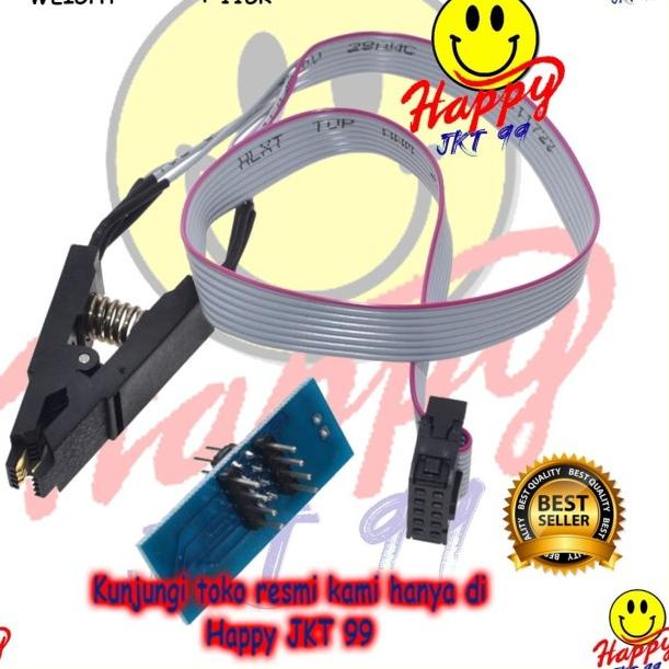 SOKET JEPIT CLIP IC SOCKET ADAPTER KABEL CABEL PENJEPIT EPROM BIOS