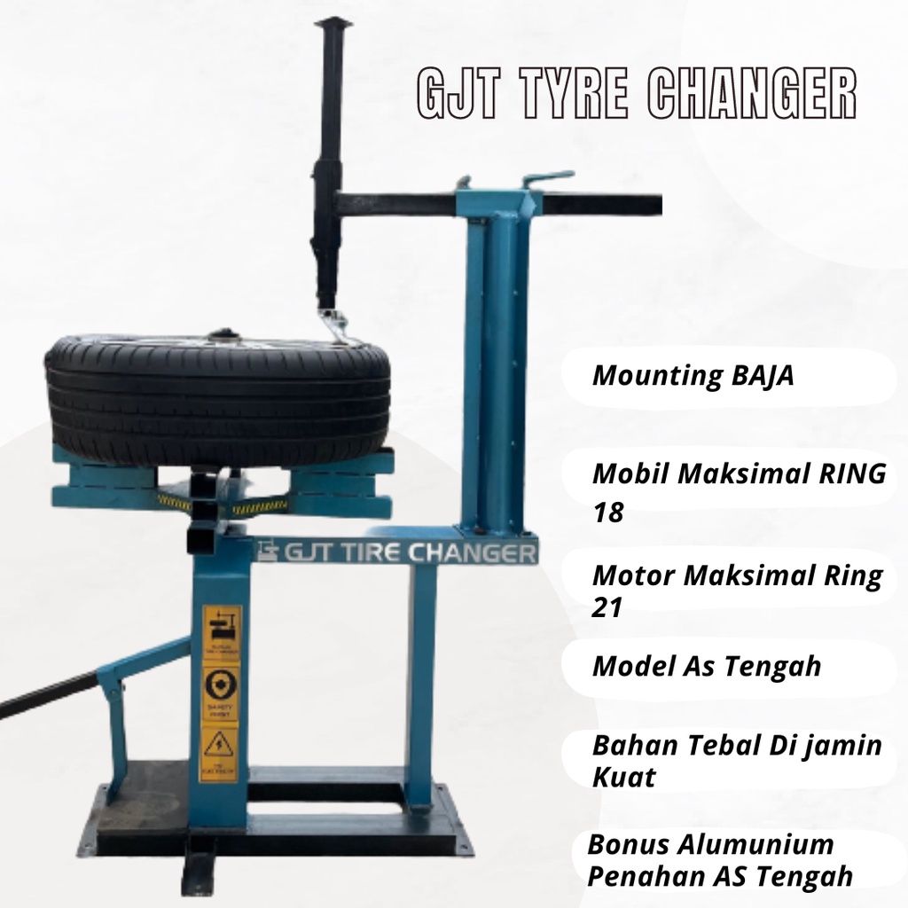 Alat Buka pasang  ban motor dan mobil manual tyre changer