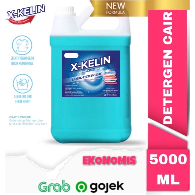 Deterjen Laundry Liquid Ekonomis 5 liter X-Kelin