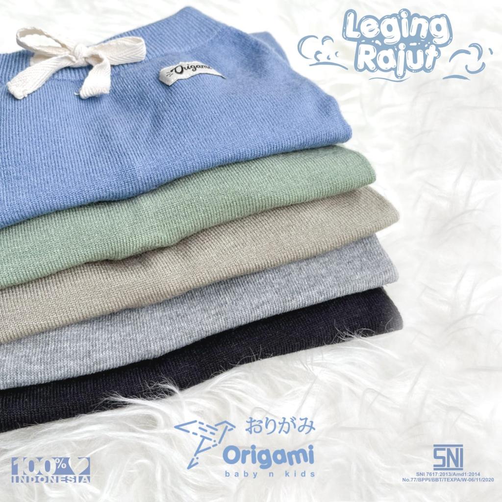 Legging Rajut Bayi Origami Polos Series