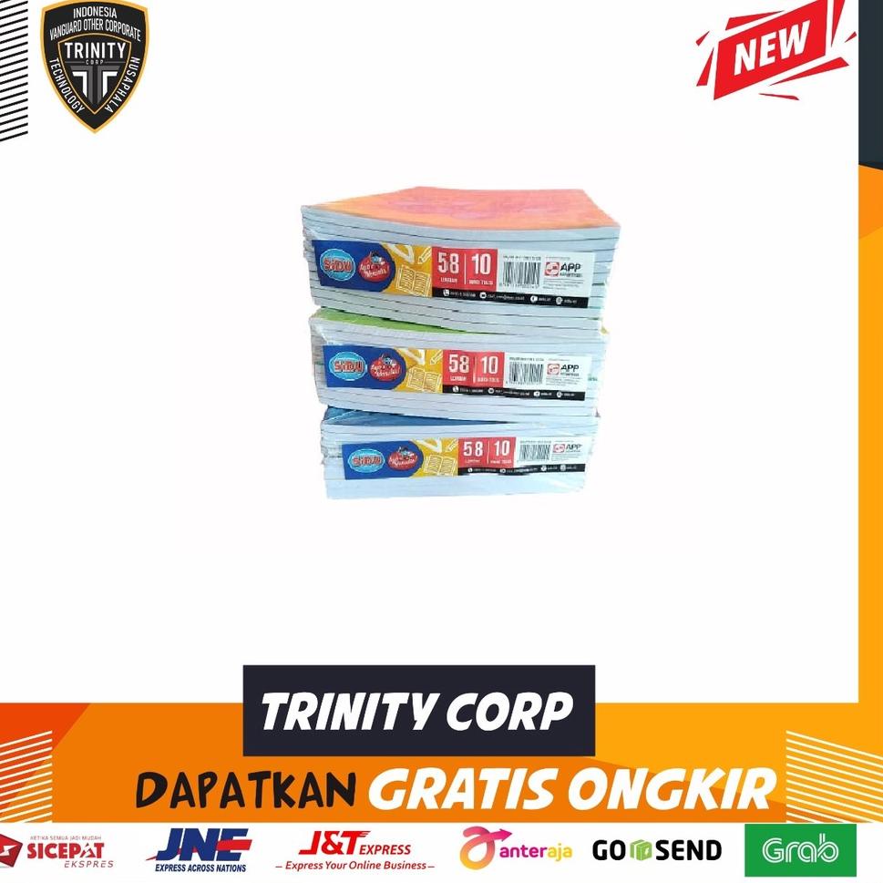 

PENJUALAN TERBANYAK BUKU TULIS SIDU 58 LEMBAR 1 PACK ISI 10 BUKU ♪ 869