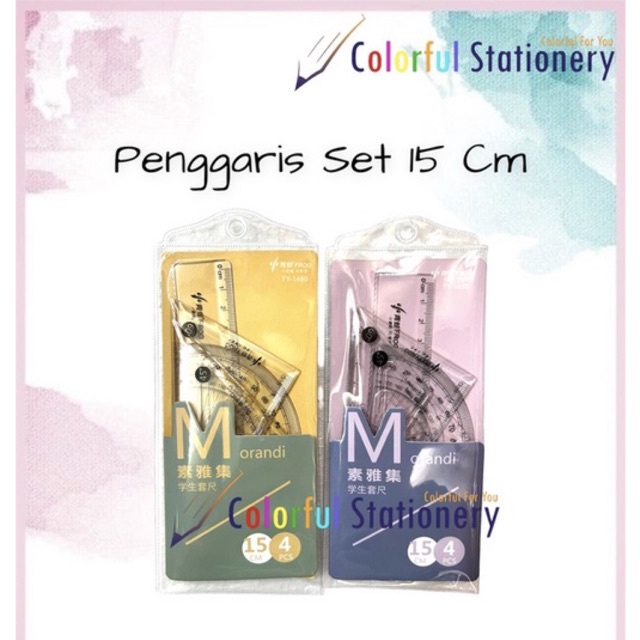 

Penggaris Fancy Set Plastik 15 Cm