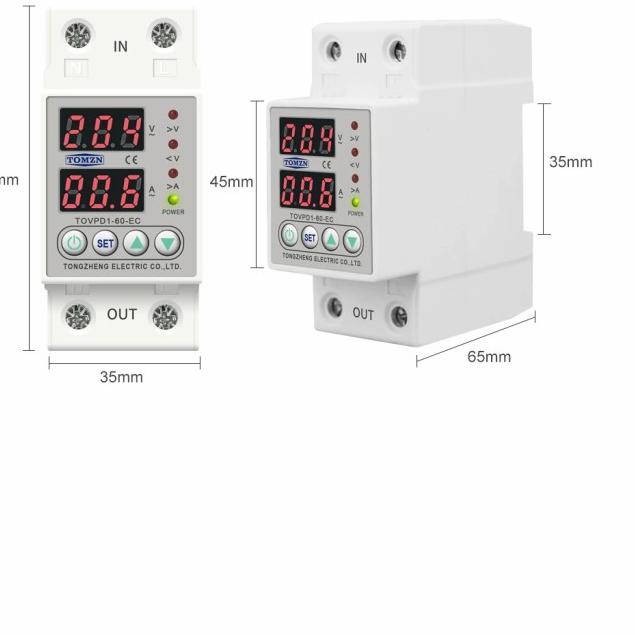 Adjustable Under/Over Voltage, Over Current Protector 63A