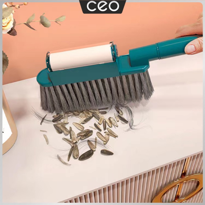 CEO 2 IN 1 Sikat debu serbaguna + Sticky Roll / pembersih debu, sofa, kasur, pakaian multifungsi / Lint Roller / Dust brush