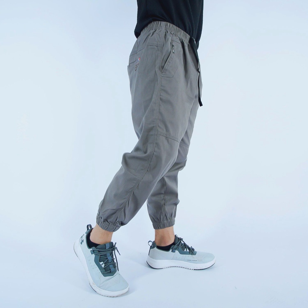 Celana Sirwal Jogger Joger Pants Pria Dewasa By Nauhtec Bahan Katun Melar Adem