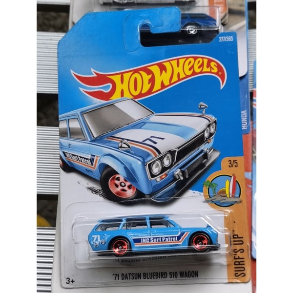 Hot Wheels 71 Datsun Bluebird 510 Wagon HotWheels surf patrol