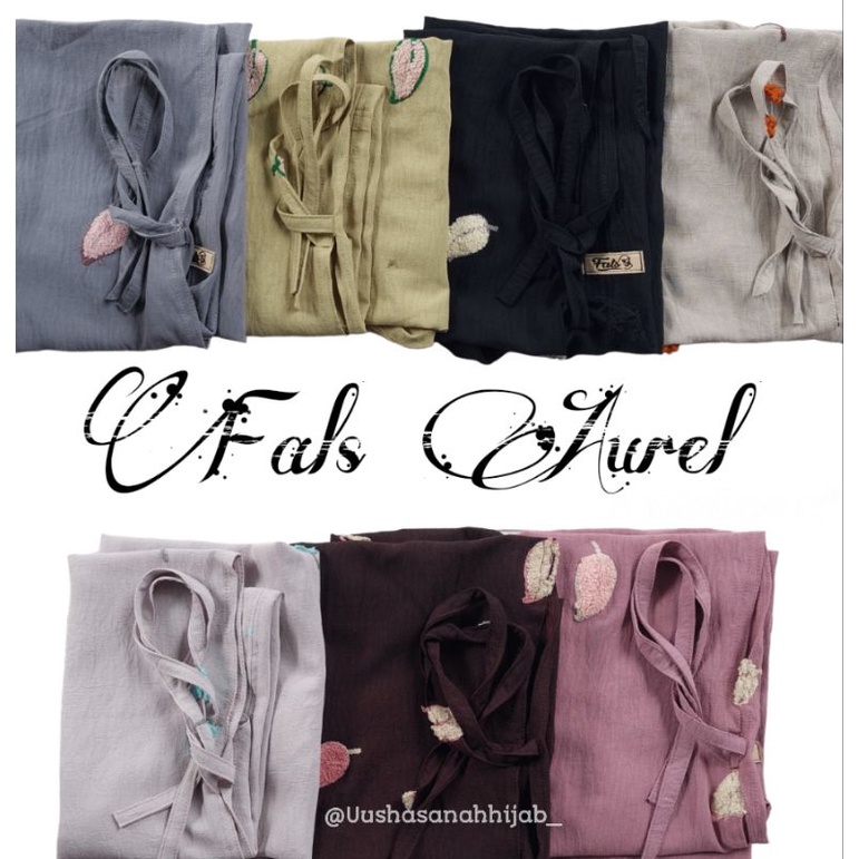 [ Ori Fals ] AURELL••hijab instan bergo tali••hijab instan airflow  pom pom