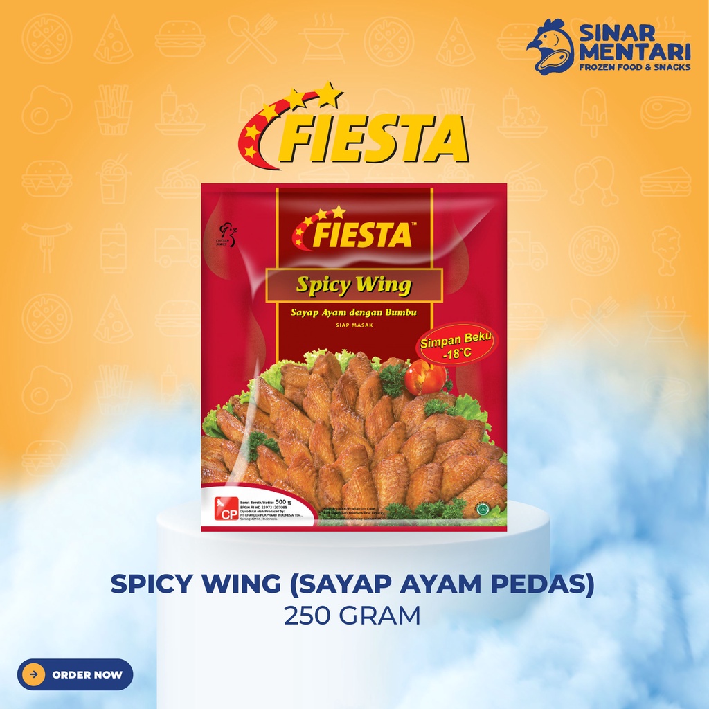 

Fiesta Spicy Wing / sayap pedas 400 gram