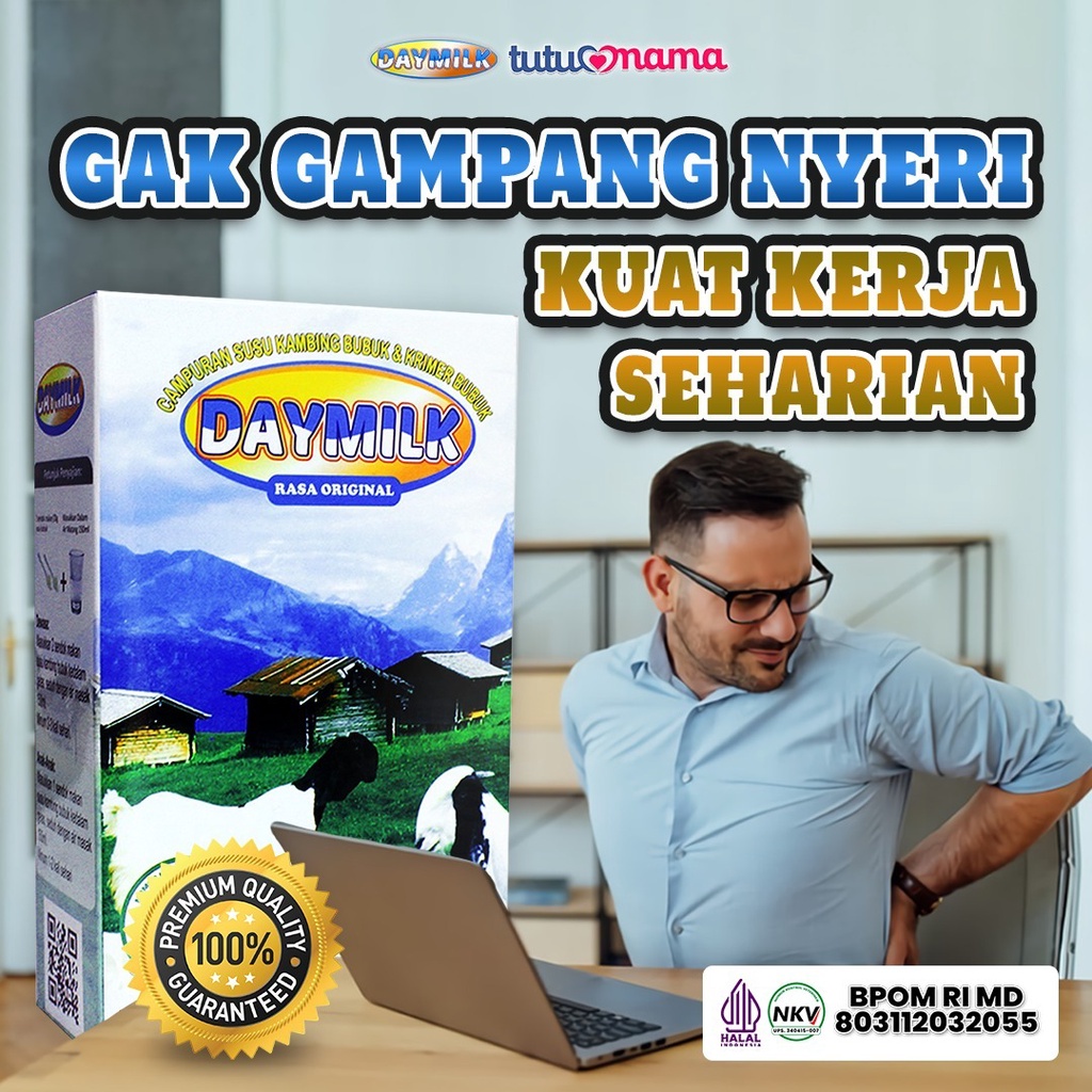 

DAYMILK - Rasa Original- 4 BOX - 10 BOX Susu Kambing - Susu Kambing Etawa - Susu Kambing Etawa Bubuk - BPOM - COD - Baik Untuk Kesehatan - LAMBUNG - TULANG dan SENDI