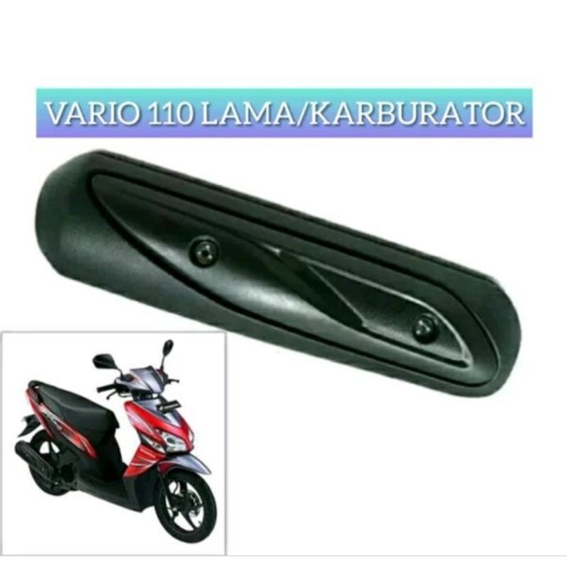 COVER KNALPOT VARIO 110 KARBU TAMENG PELINDUNG KNALPOT