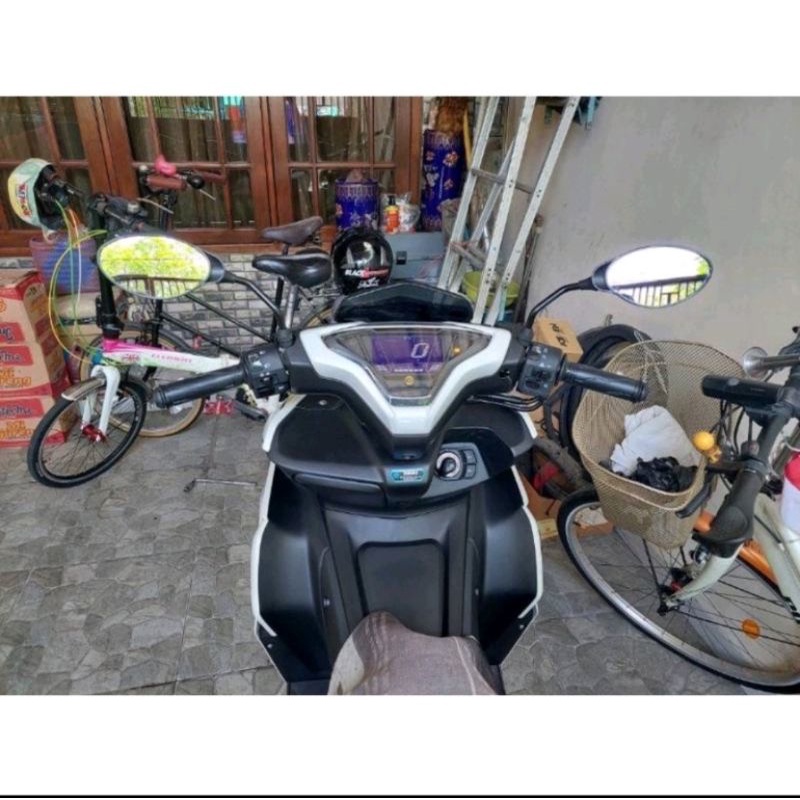 paket promo spion  x 1 125 + handgrip standar + Jalu stang chrome Mio Xeon Fino beat Vario Scoopy Nouvo Vixion Jupiter z Jupiter mx beat Scoopy Vario Supra kharisma dll