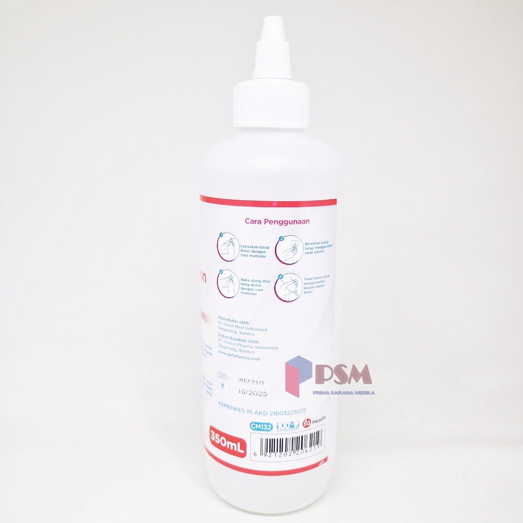 Cosmomed Wound Irrigation Solution 350ml Prontosan Cair Pembersih Luka Nacl