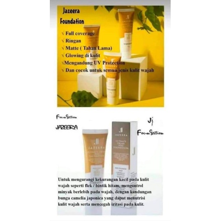 jazeera ultimate cream and foundation