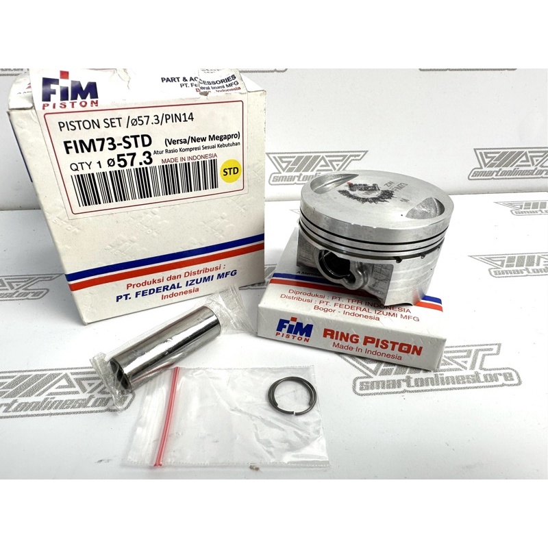 PISTON FIM 60 MM PIN 14 FIM 75 OVERSIZE 300 VIXION MXKING