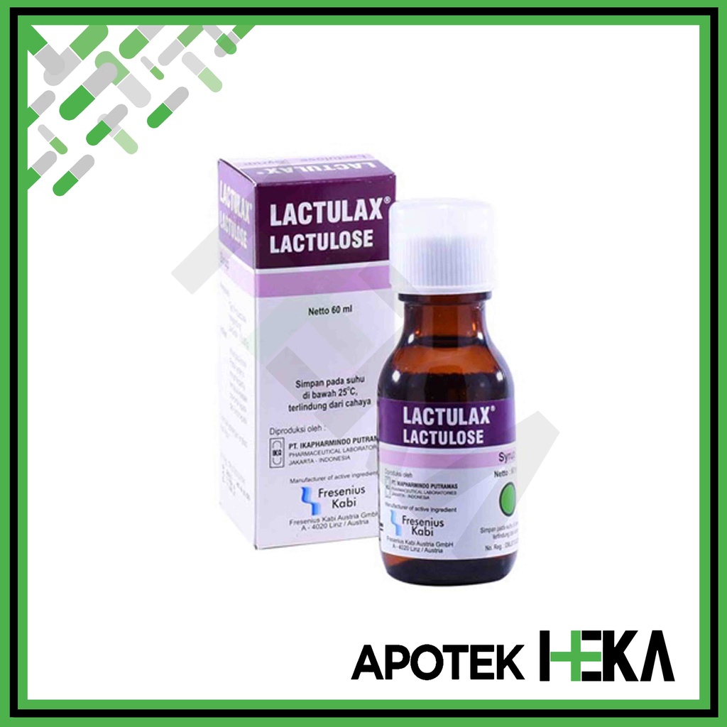 Lactulax Sirup 60 ml - Syrup Obat Pencahar Konstipasi Lactulosa (SEMARANG)