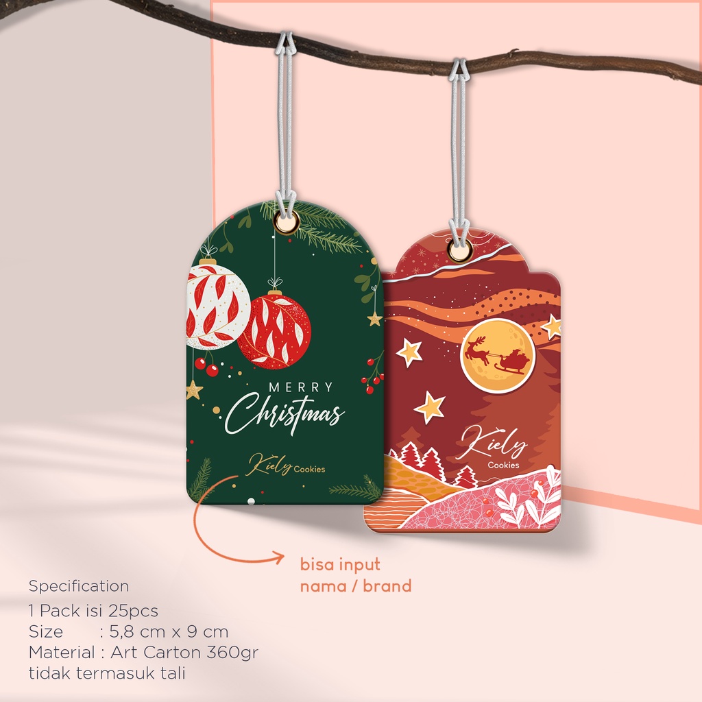 

HANG TAG NATAL / CHRISTMAS / NATAL/ LABEL NATAL