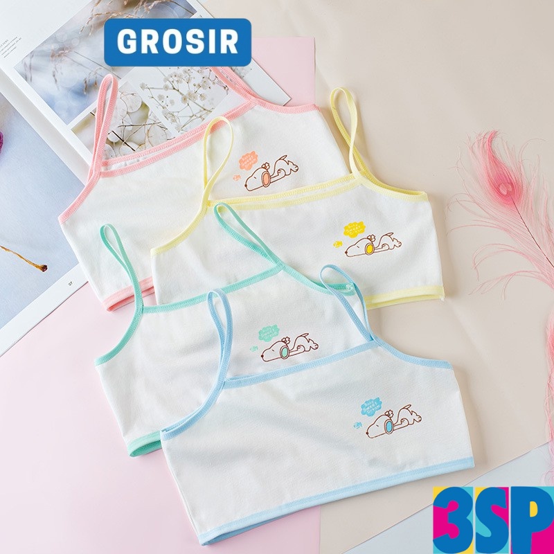 3SP | UWR71 Miniset Anak Perempuan Pakaian Dalam Bra Anak Cewek Gambar Kartun