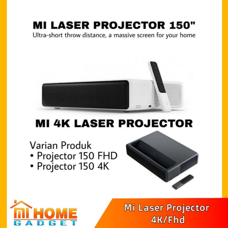 XIAOMI LASER PROJECTOR 150 FHD / 4K - Ultra Short Throw Distance