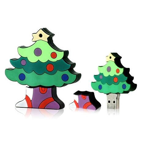 Flash Disk Usb 1TB Bentuk Kartun Santa Claus / snowman / Rusa Natal Untuk Hadiah