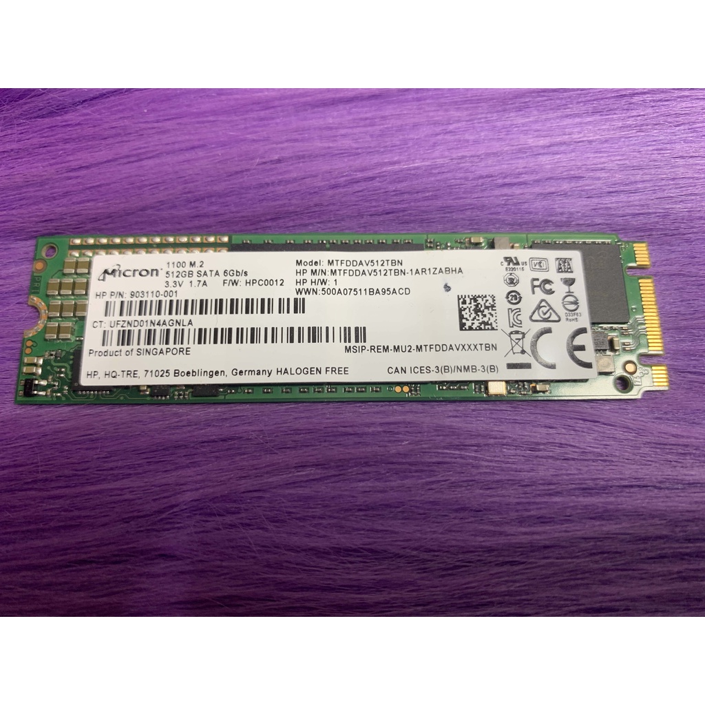 SSD M.2 SATA 512GB