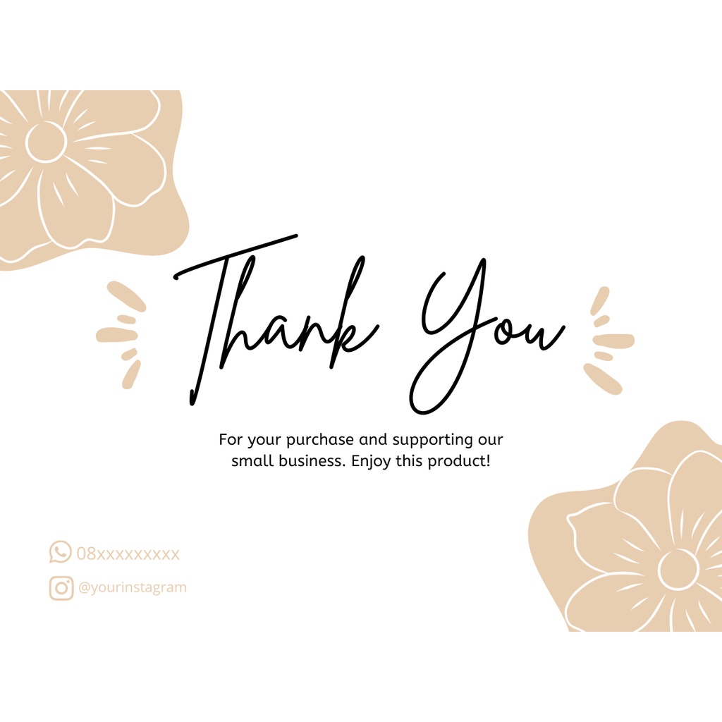 

Thank You Card