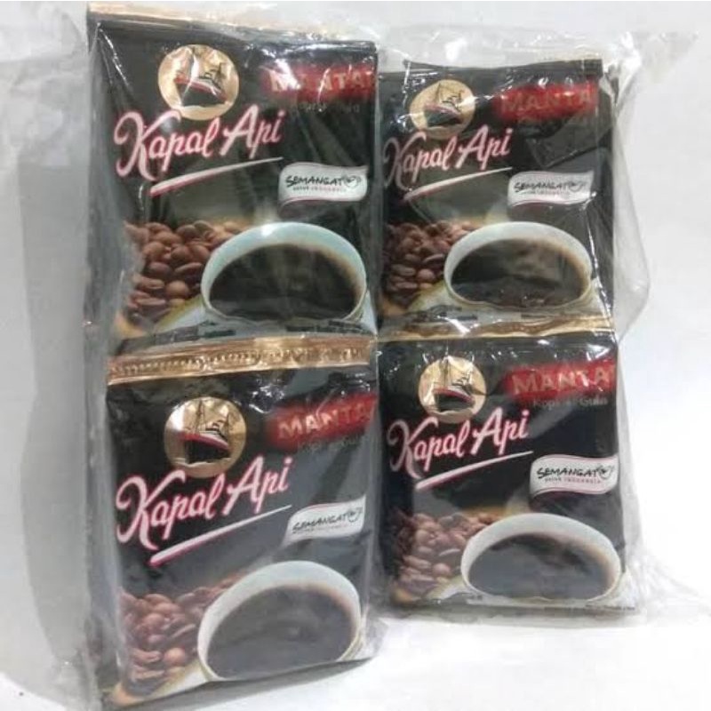 

Kopi kapal api 25gr x 10 sachet kopi+gula mantap