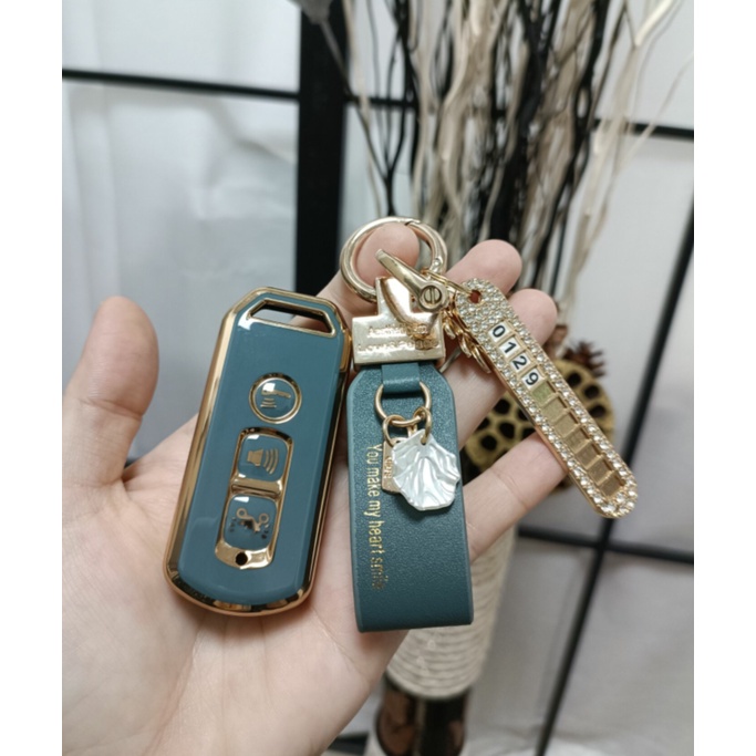 Case Kunci Remote Fob Bahan TPU Untuk Honda PCX SH 125 150 2016-2020 Super Cub 125 Skuter Motor