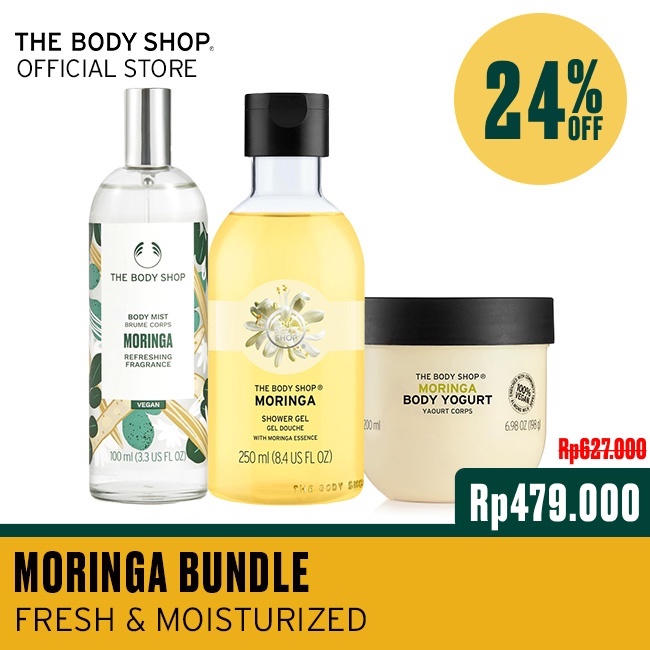 The Body Shop Fresh & Moisturised With Moringa Bundles