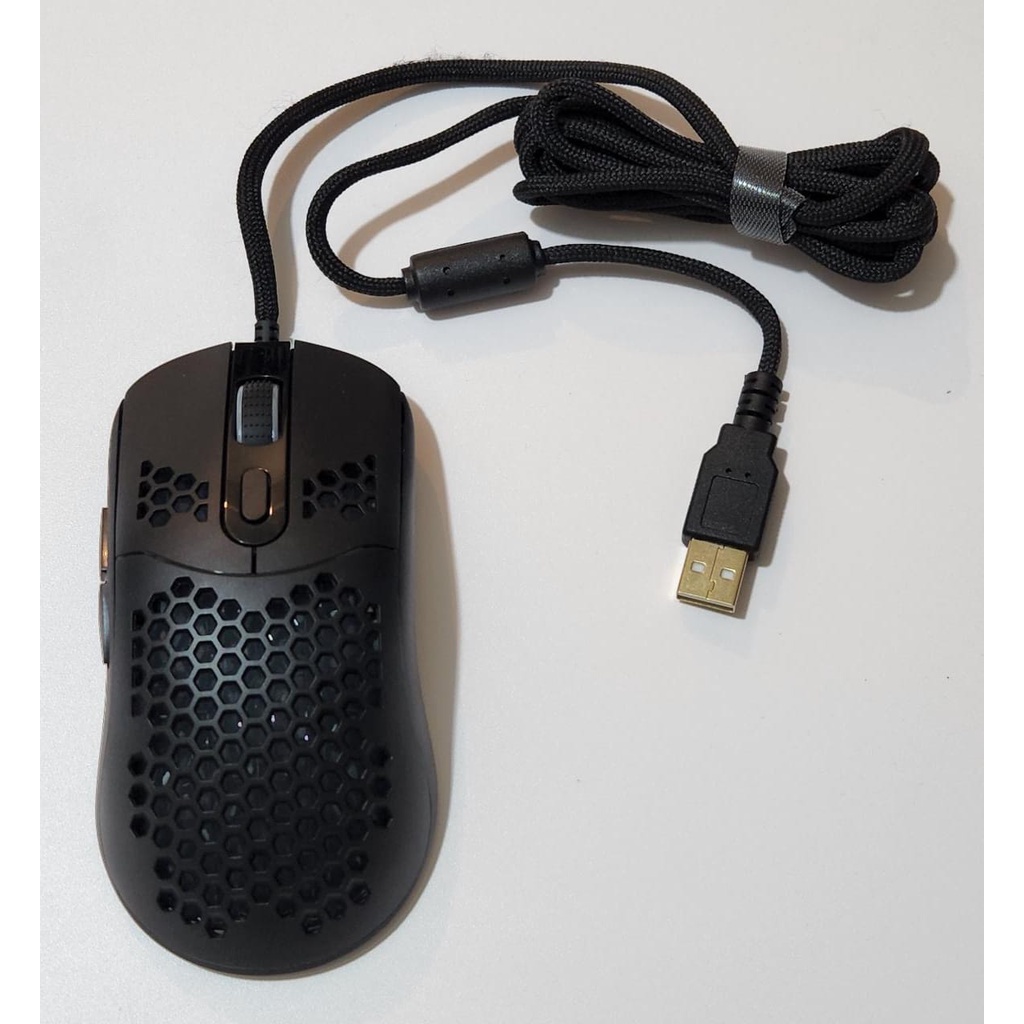 MARVO G925 Honeycomb Gaming Mouse - PMW 3327 RGB ( Paracord )