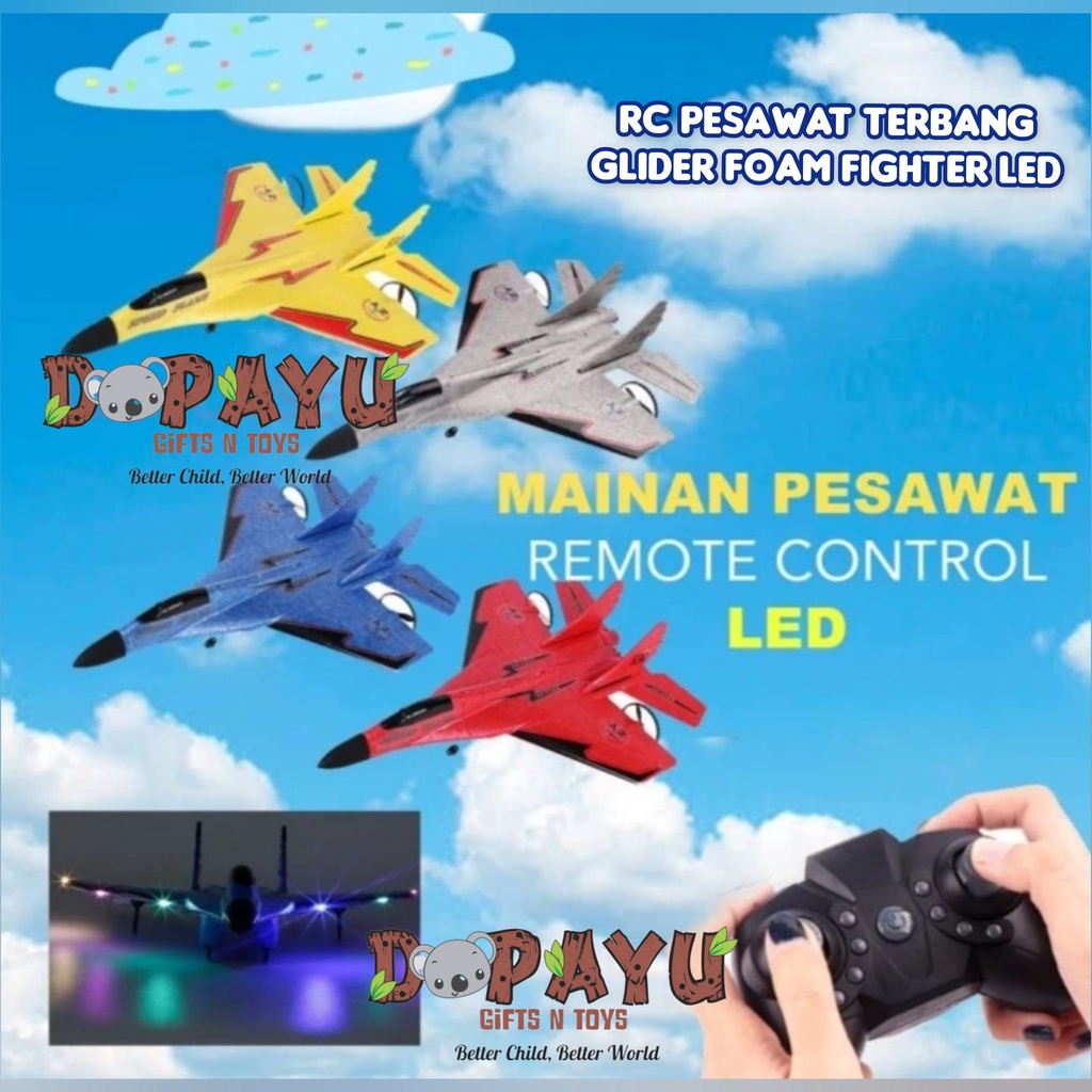 RC PESAWAT GLIDER FOAM FIGHT SU35 CZ999 MAINAN AIRPLANE REMOTE CONTROL