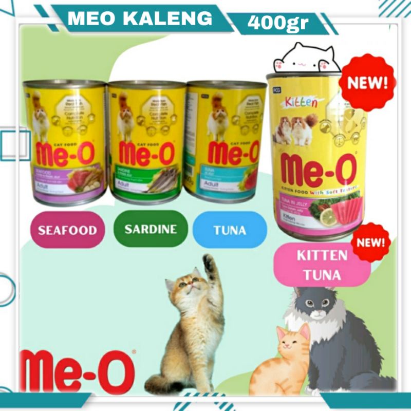 Meo Me-O Kaleng 400gr / Wet Food Meo / Makanan Kucing Basah Meo 400gr