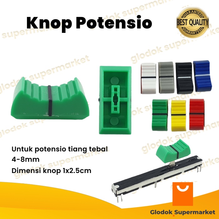 Knop Potensio Geser Knob Potensiometer Mixer DJ Warna Tiang Tebal