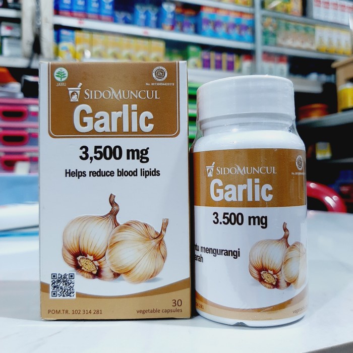 

[TERBARUU!!] 100% HERBAL BAWANG PUTIH / GARLIC CAPSULE ISI 30 / 15 SI
