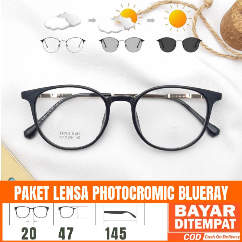 Frame Kacamata 8185 Gratis Lensa Minus