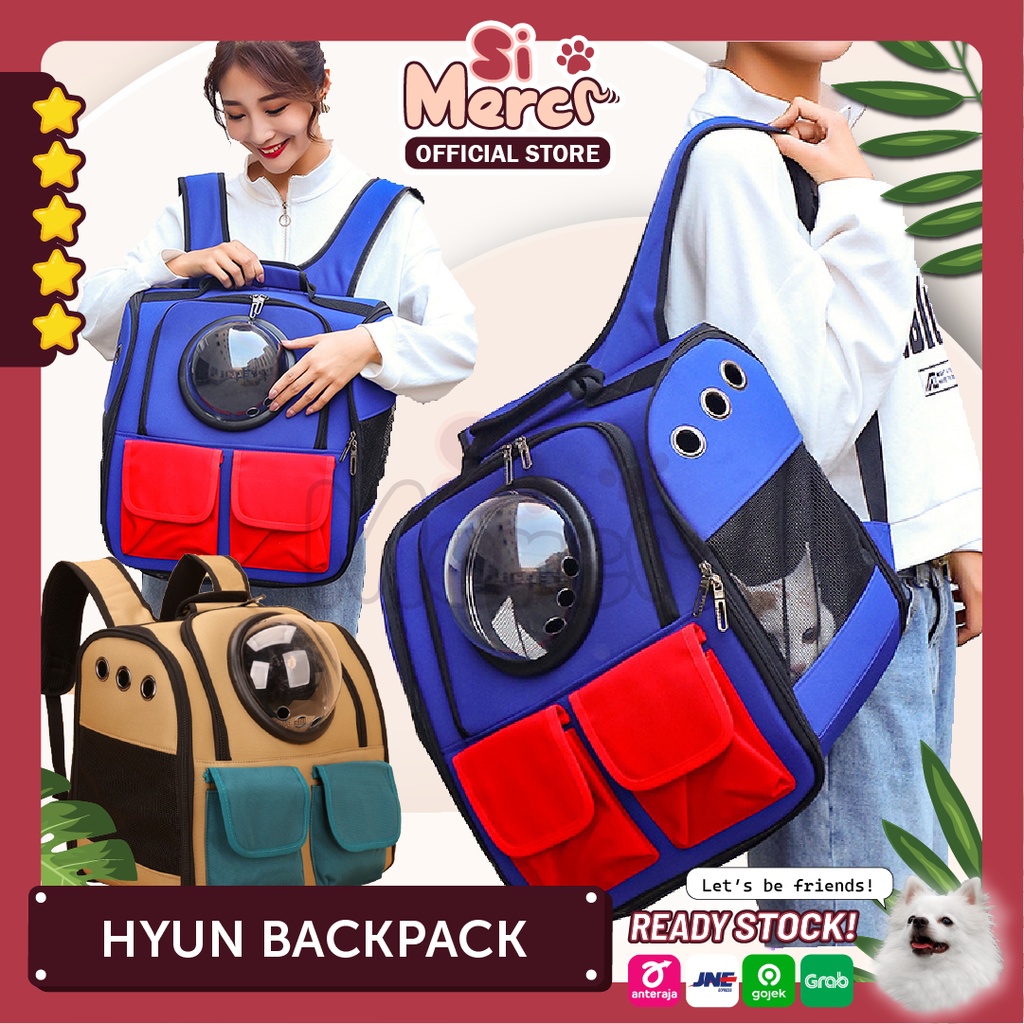 Tas Ransel Anjing Kucing Transparan / Tas Astronot Kucing Anjing / Pet Cargo / Pet Backpack