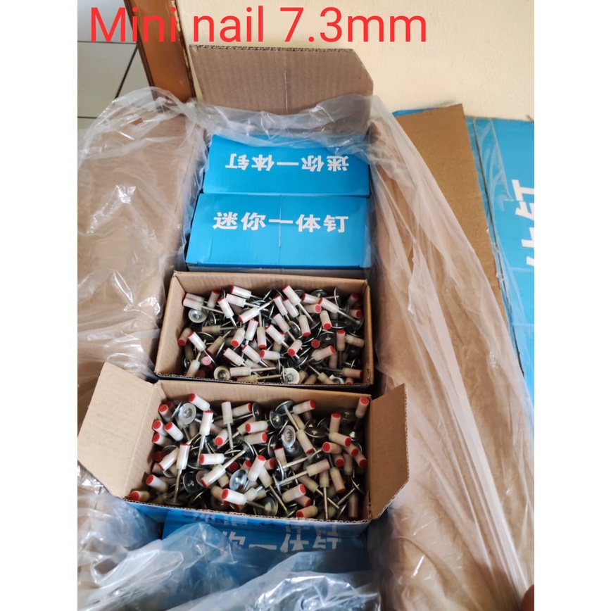 Paku Beton Stampset Paku Washer ring bulat 100 pcs Paku Refil Ramset Boset