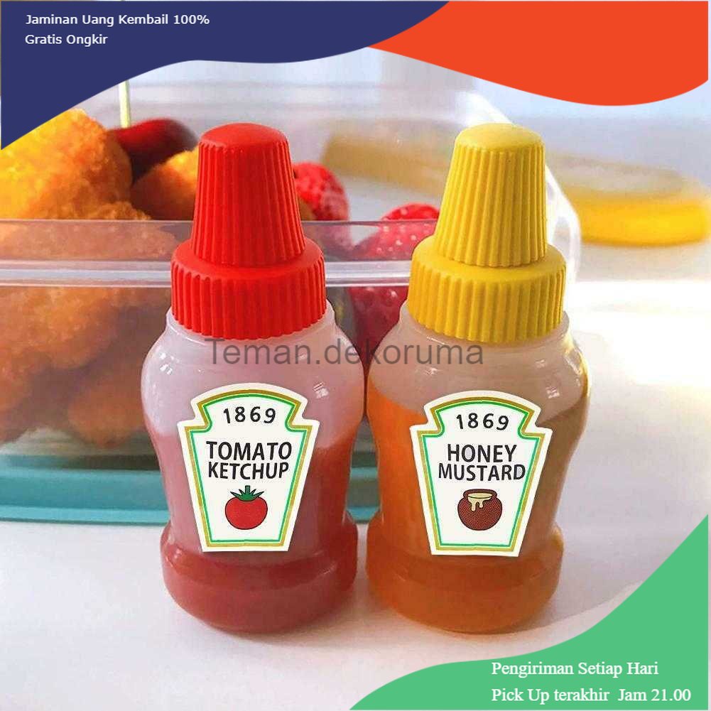 TD - PR HouseGood Botol Saos Mini Tomato Ketchip Sauce Bottle 25ml 2PCS - HG25