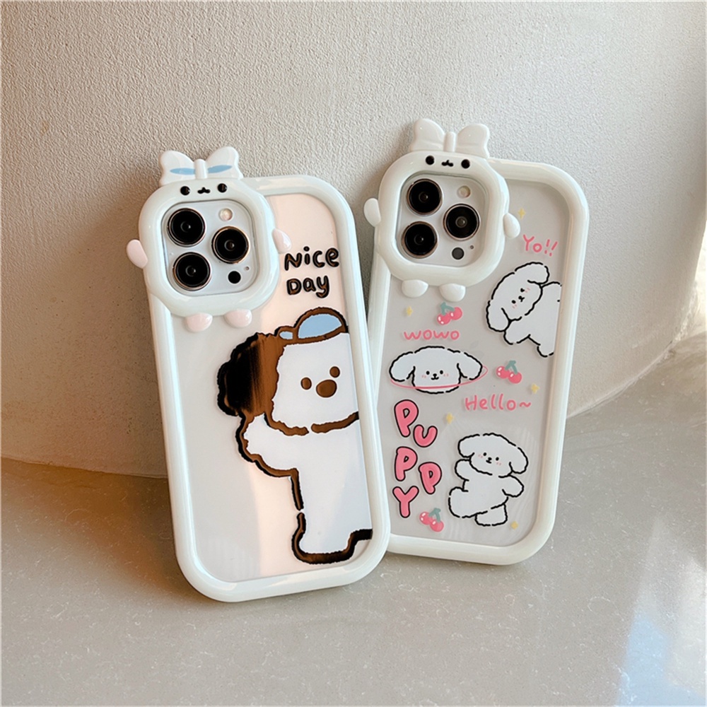 Case Desain Kartun Anjing Untuk OPPO A57 2022 A77S A17 A15 A16 A16K A54 A53 A12 A5S A7 A3S A11k A31 A52 A92 A94 A93 A37 F9 A1K A96 A6 Aio 536