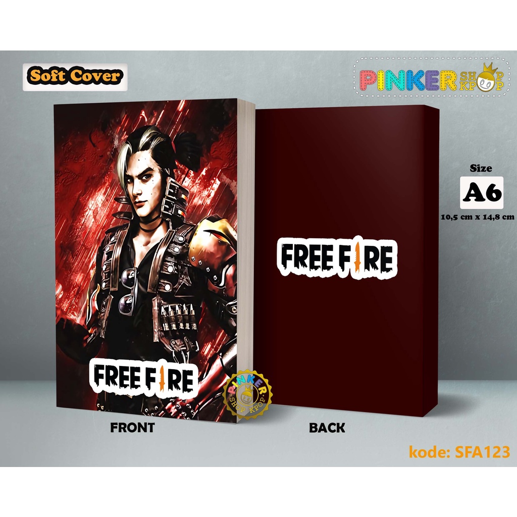 

(SFA123) Pocket Note Free Fire Hayato Softcover