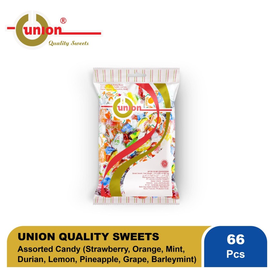 

Permen Union Aneka Rasa 211 gram - Union Assorted Candy