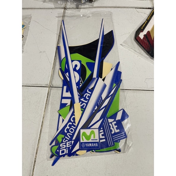 STIKER STRIPING R15 R 15 2017 BIRU MOVISTAR