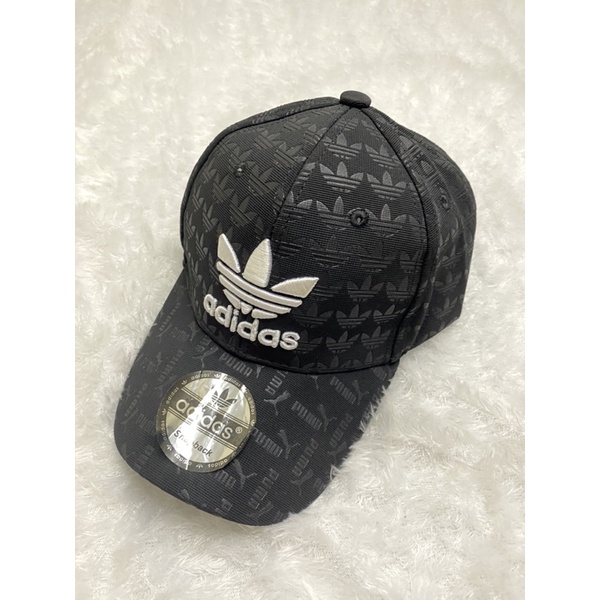 Topi Baseball Adidas monogram black A-101