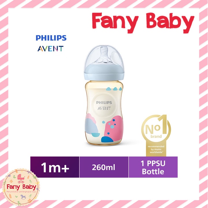 PHILIPS AVENT NATURAL PPSU BOTTLE 1M+ 260ML [ SCF582/10 ]