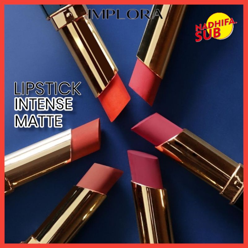 IMPLORA LIPSTICK INTENSE MATTE ORIGINAL BPOM LONG LASTING / IMPLORA LIPSTIK / MATTE / INTENSE MATTE