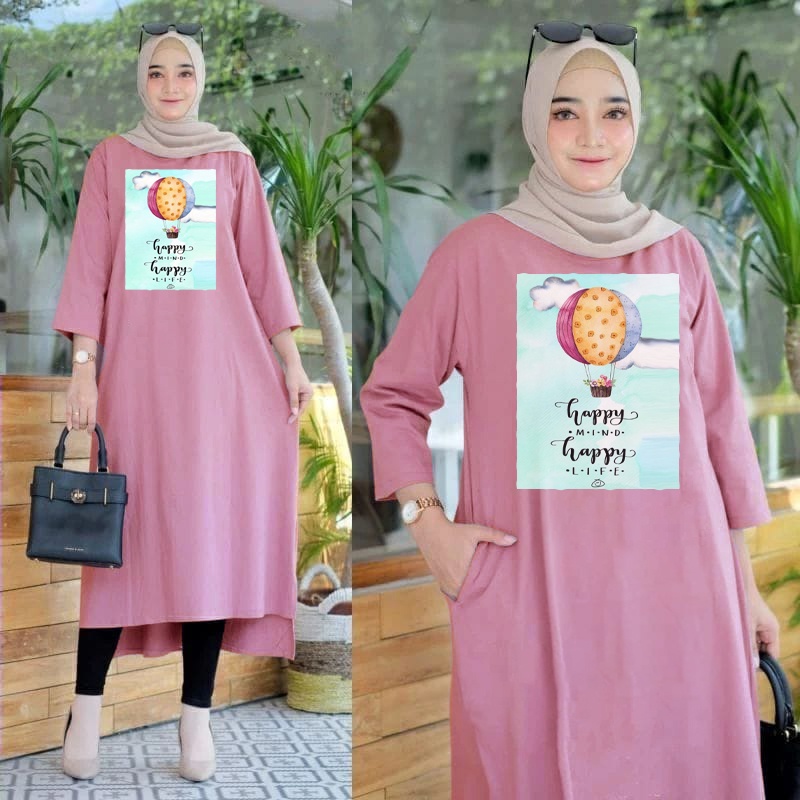 FF LONG TUNIK HIJAB COLABORATION TUNIK WANITA TERBARU 11