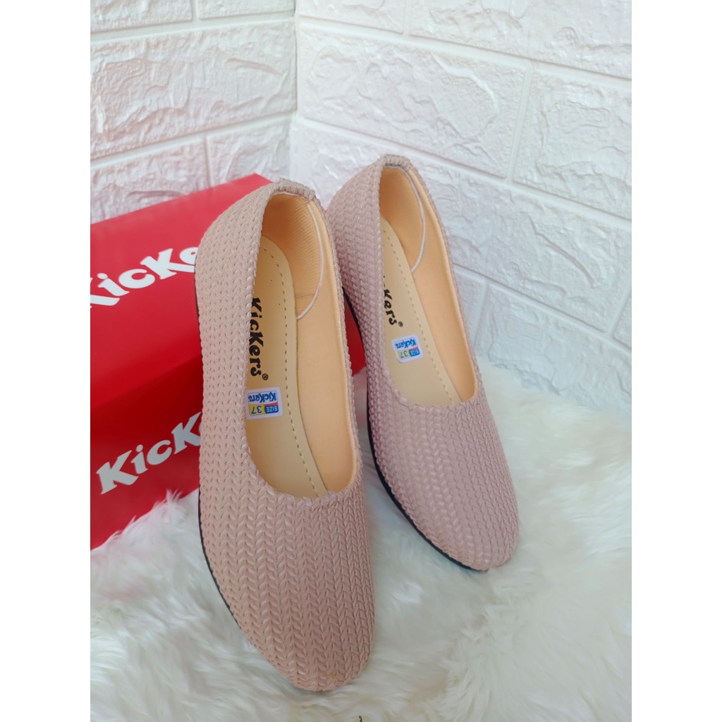 sepatu balet rajut wanita import | sepatu wanita balet flat shoes | sepatu wanita rajut import ori |