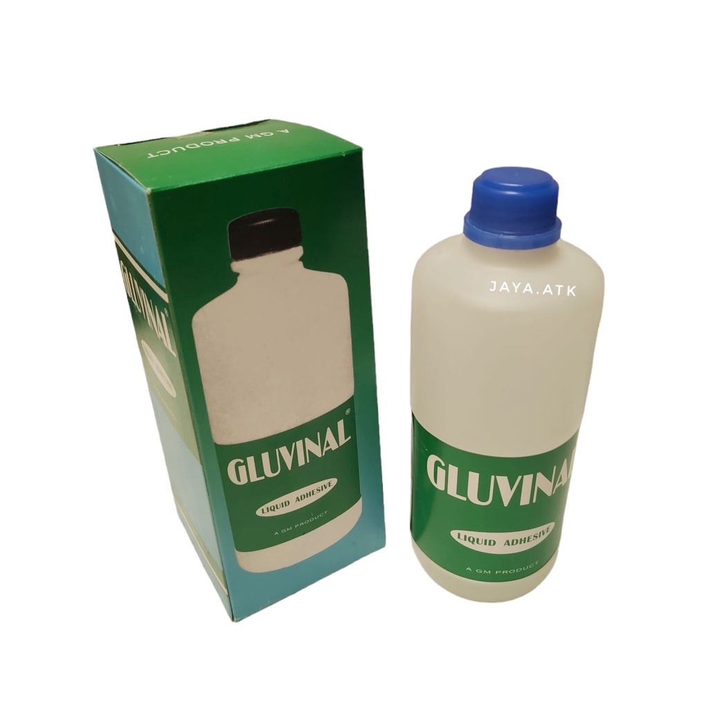 LEM KERTAS CAIR 500 ML GLUVINAL BOTOL BESAR LIQUID ADHESIVE