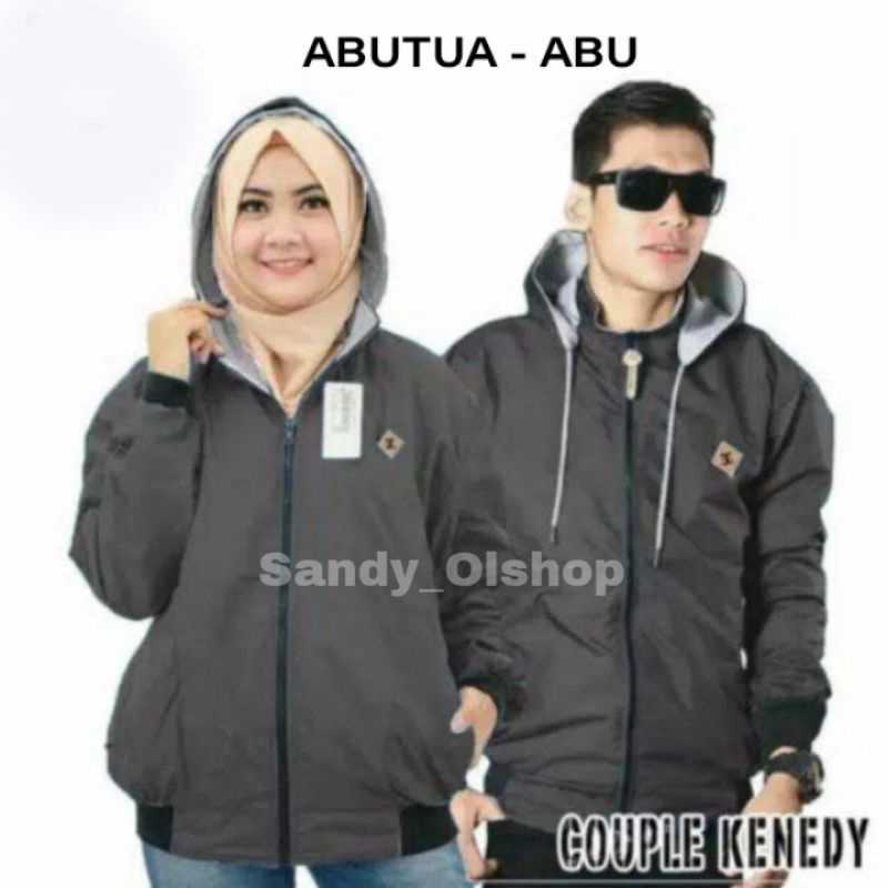 JAKET BOLAK BALIK PRIA&amp;WANITA BAHAN ORIGINAL HARGA UNTUK 1 PCS JAKET