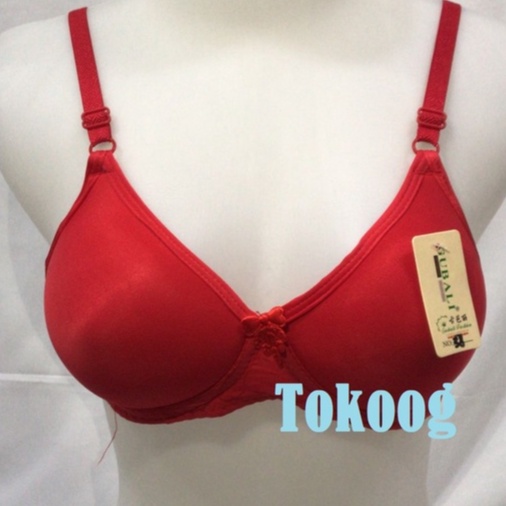 BH A5 BRA BUSA TANPA KAWAT KAIT 2 size 34 36 38 40 model lingcao murah bisa pilih warna polos